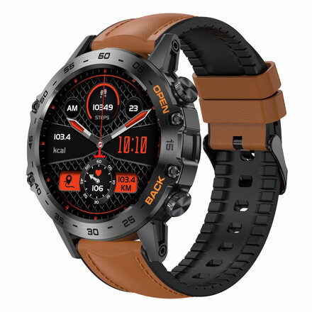 SMARTWATCH MĘSKI Gravity GT9-7 - WYKONYWANIE POŁĄCZEŃ, CIŚNIENIOMIERZ (sg021g)