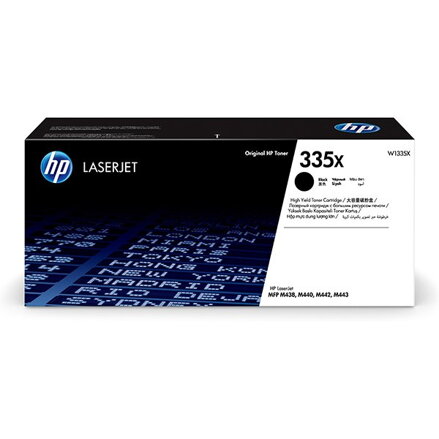 HP originál toner W1335X, black, HP 335X, high capacity, HP O, čierna