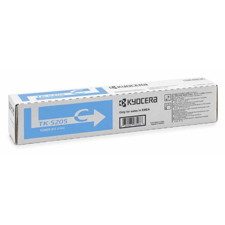 Kyocera originál toner TK-5205C, cyan, 12000str., 1T02R5CNL0, Kyocera TASKalfa 356ci, O, azurová