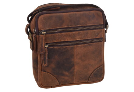 Pánske kožené crossbody tan hunter 250849